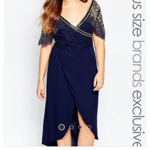 ASOS virgos lounge sz 16 sequin dress.